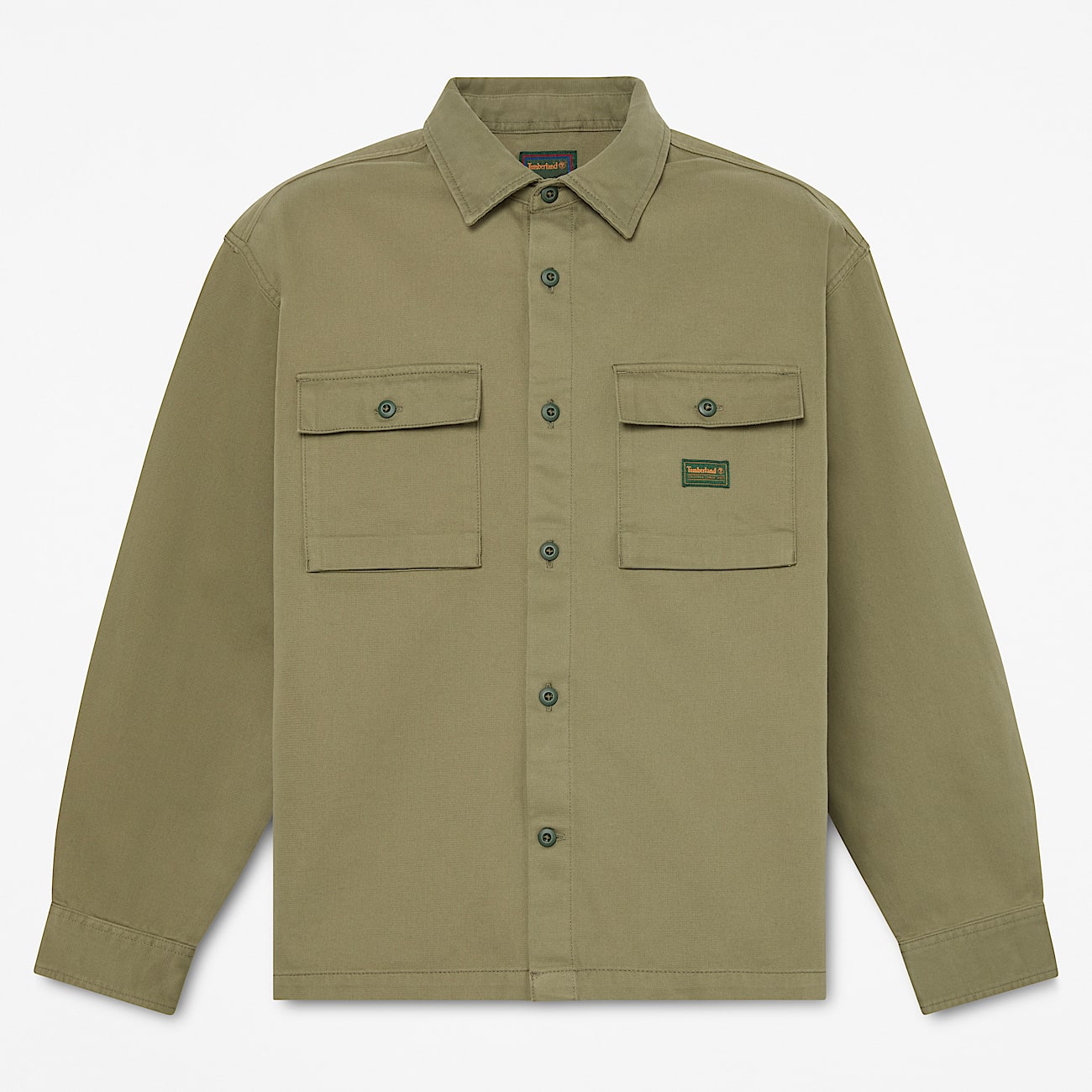 Mens Utility Overshirt TBL Deep Lichen Green HERO