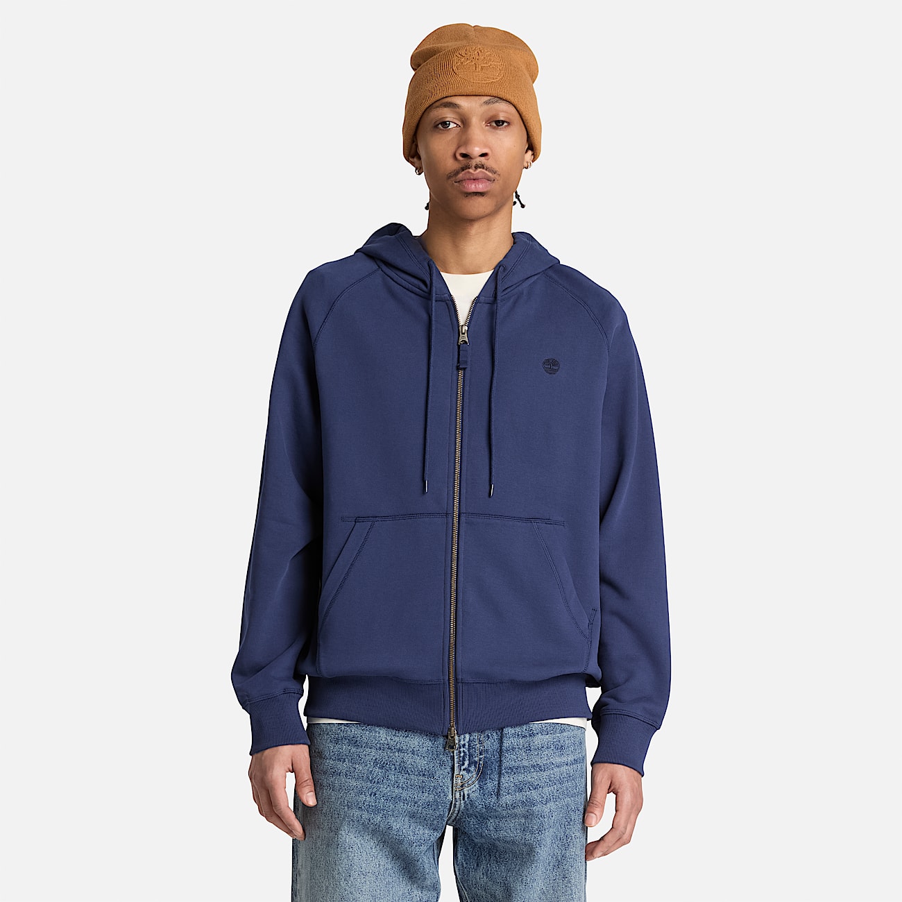 Mens Exeter River FullZip Hoodie TBL Dark Navy ALT1