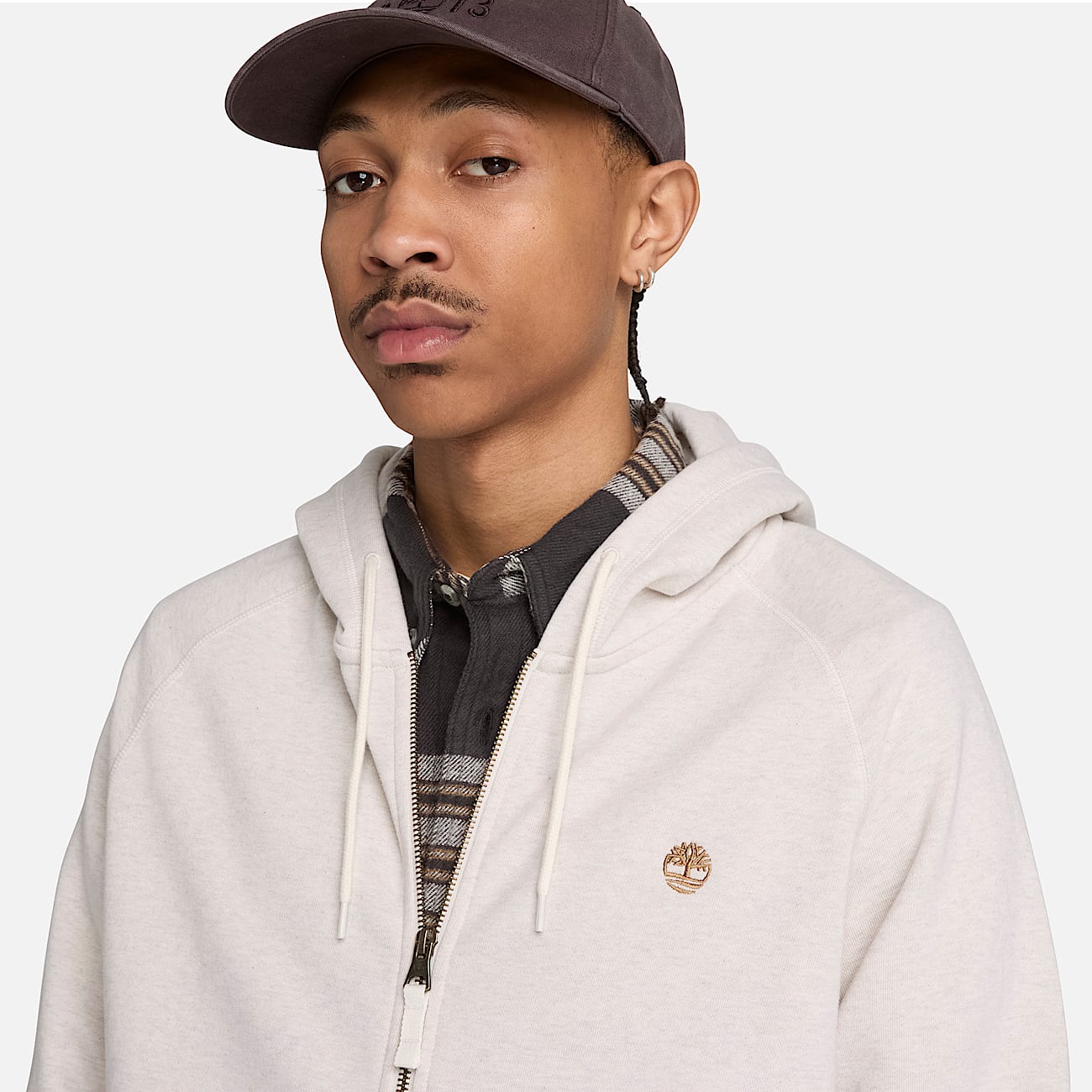 Mens Exeter River FullZip Hoodie TBL Light Oatmeal Heather ALT3