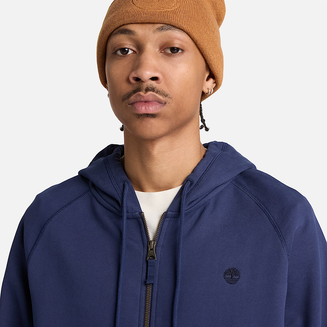 Mens Exeter River FullZip Hoodie TBL Dark Navy ALT3
