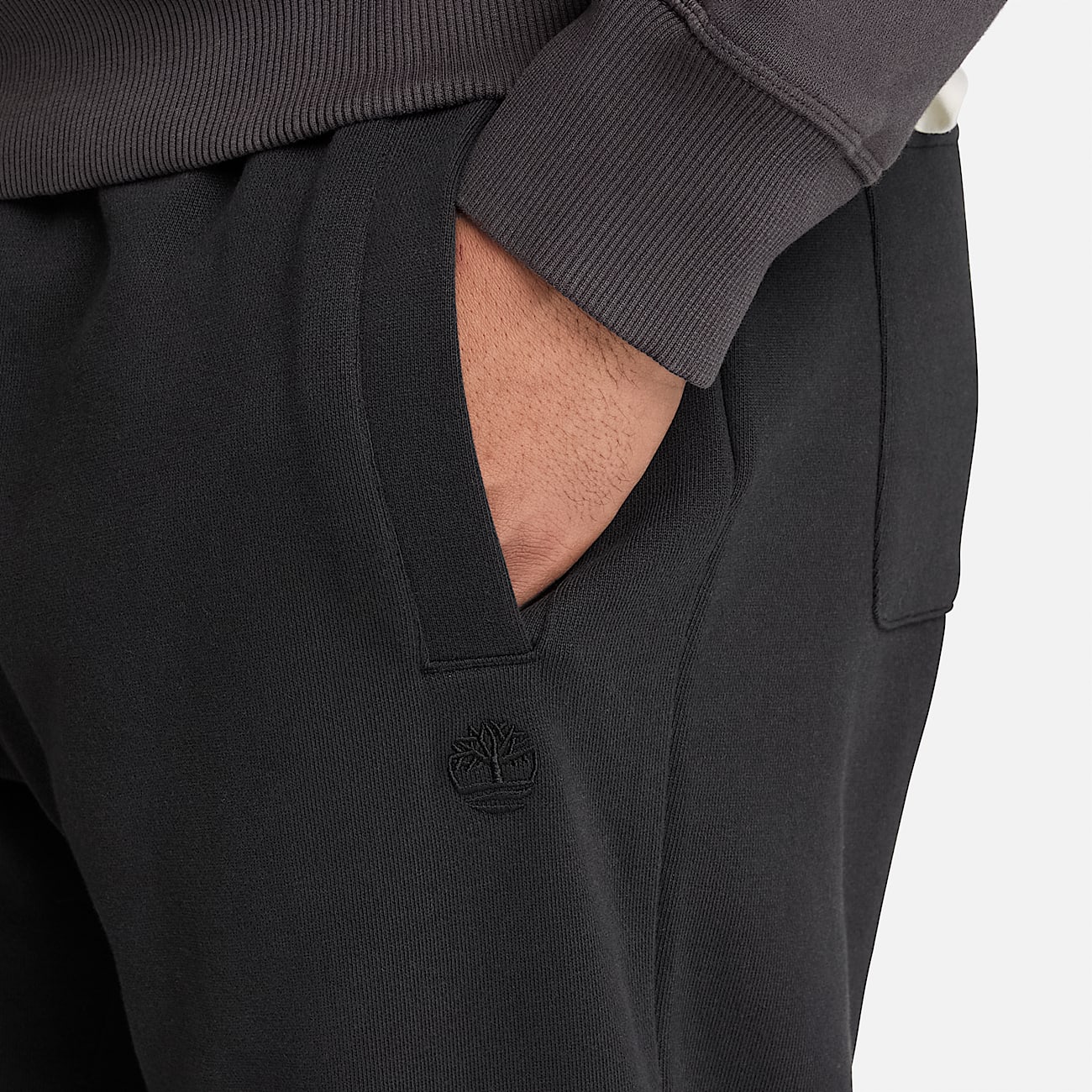 Mens Exeter River Tree Logo Sweatpant TBL Black ALT3