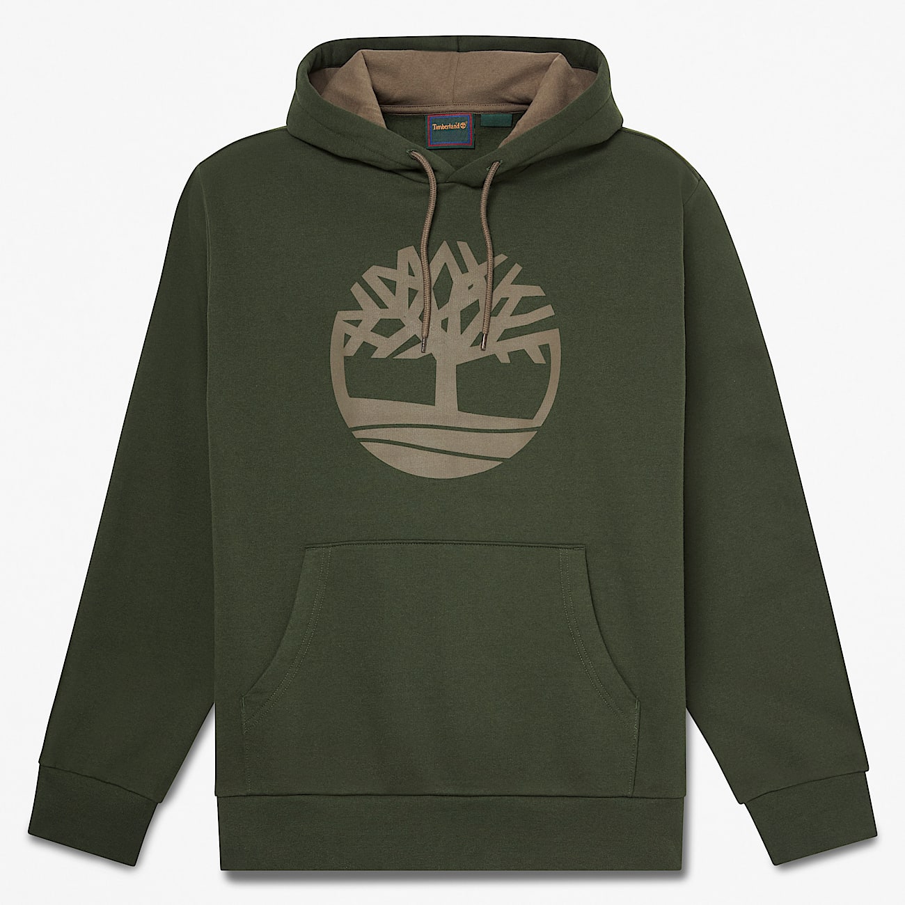 Mens Northwood Tree Logo Hoodie TBL Dark Green HERO