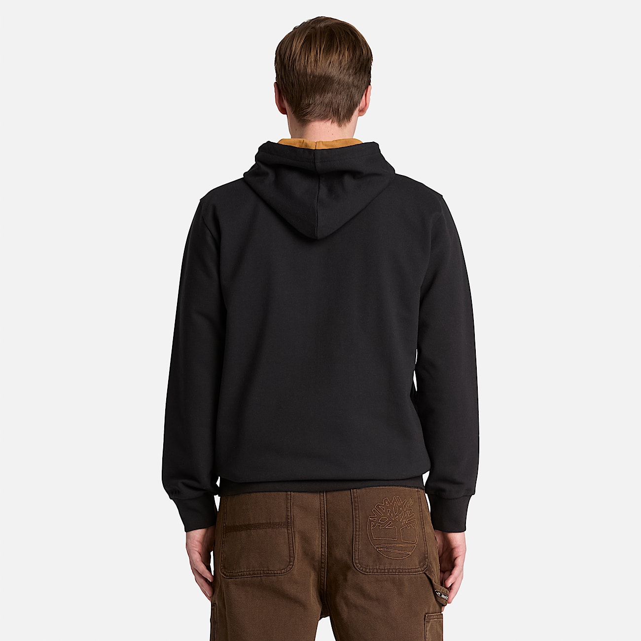 Mens Northwood Tree Logo Hoodie TBL Black ALT8