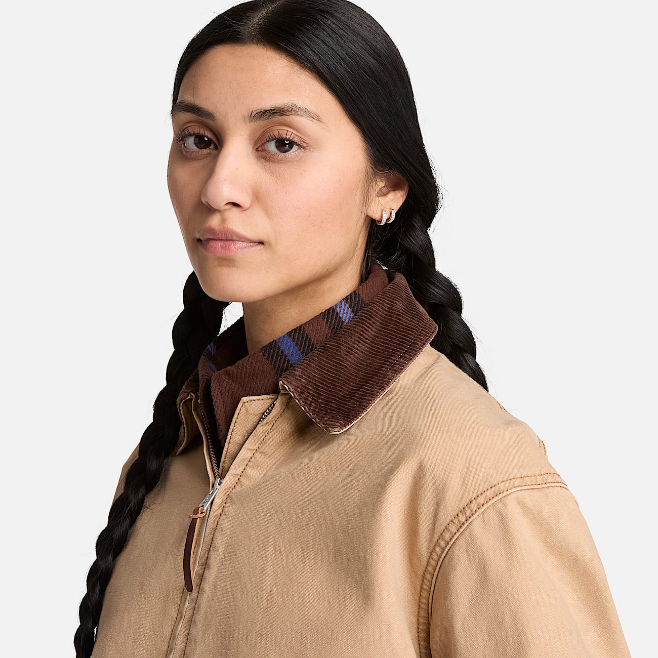 Chamarra de lona lavada Strafford 20 para Mujer TBL Marrn tierra ALT4