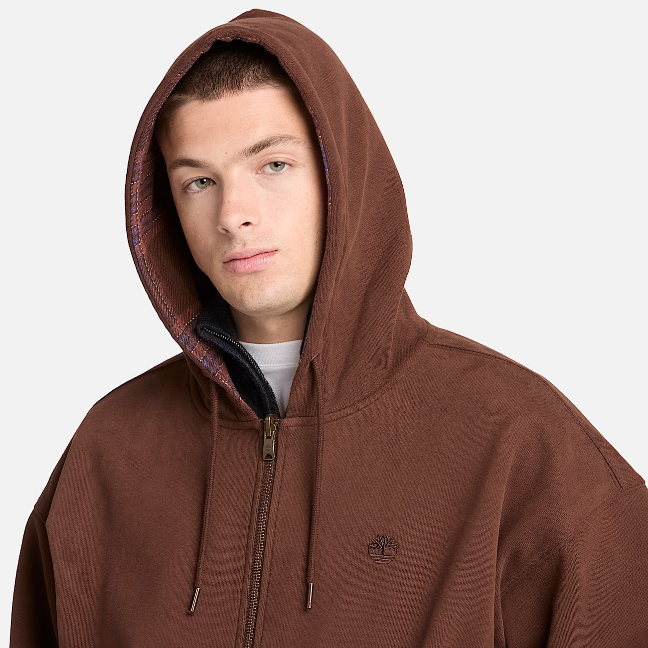 Mens Reversible Hoodie TBL Chicory Coffee Brown ALT3