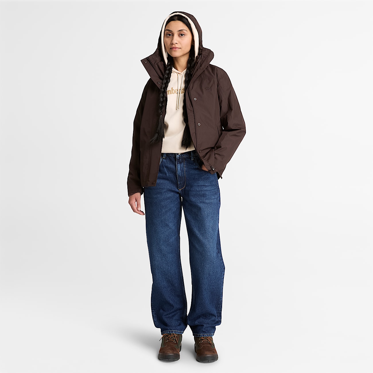 Womens Northwood Hoodie TBL White Smoke ALT2