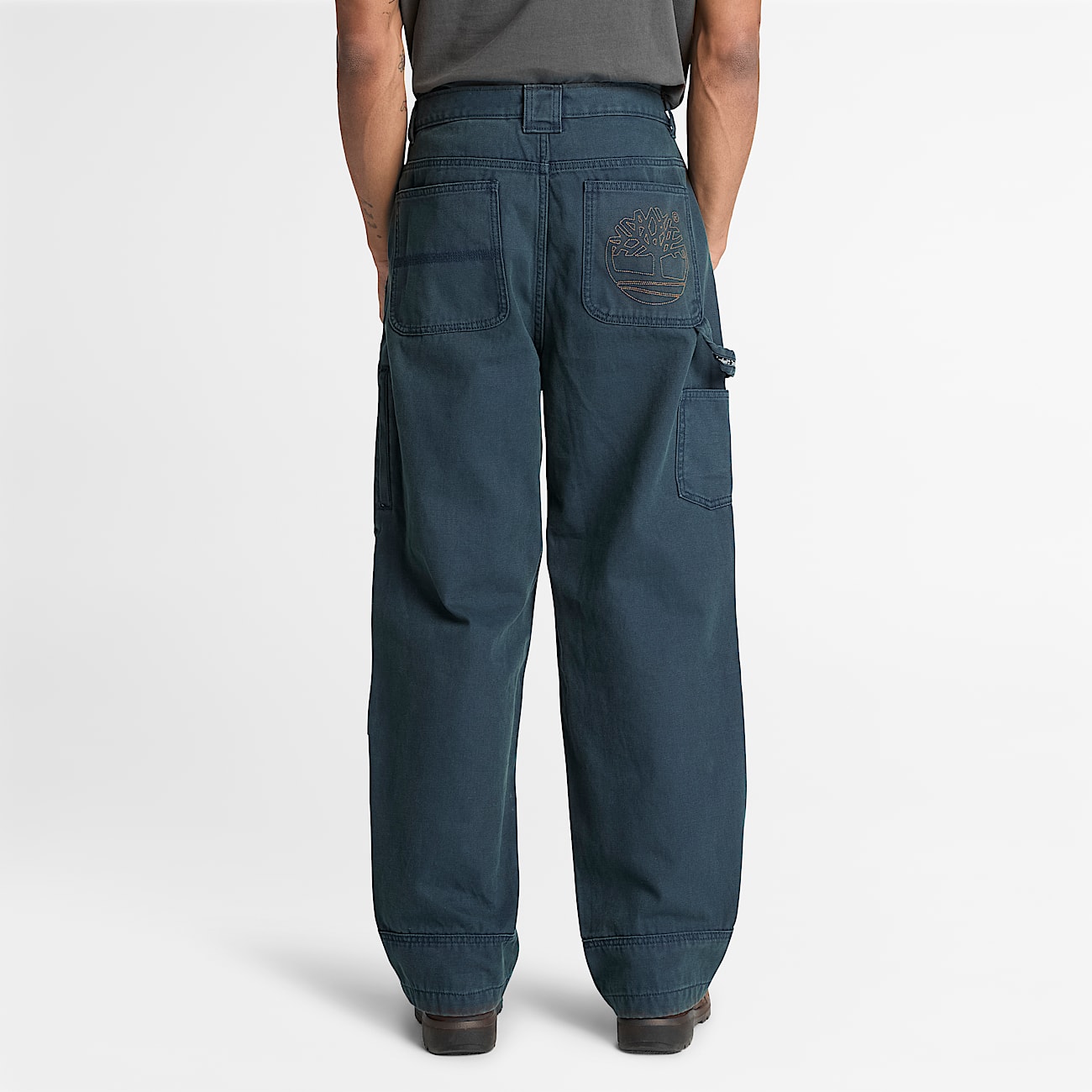 Mens Rindge Double Knee Canvas Carpenter Pant TBL Dark Navy ALT8