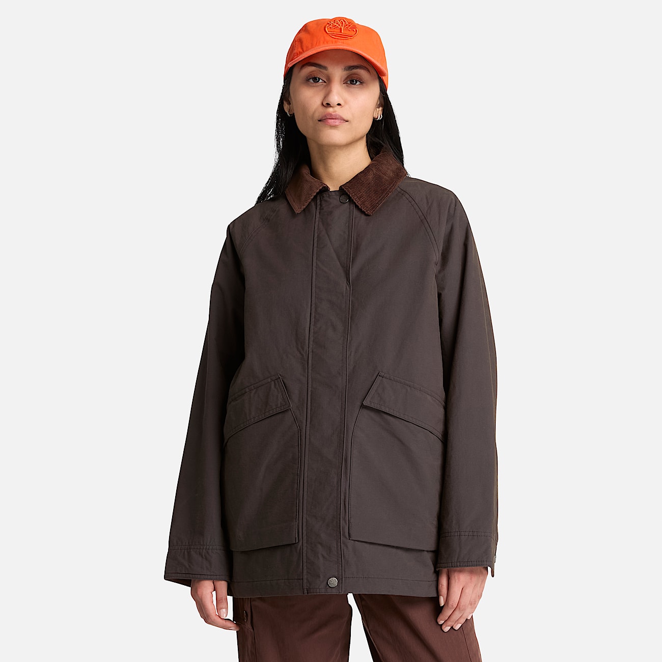 Womens Wenham WaterRepellent Insulated Barn Coat TBL Vintage Black ALT1
