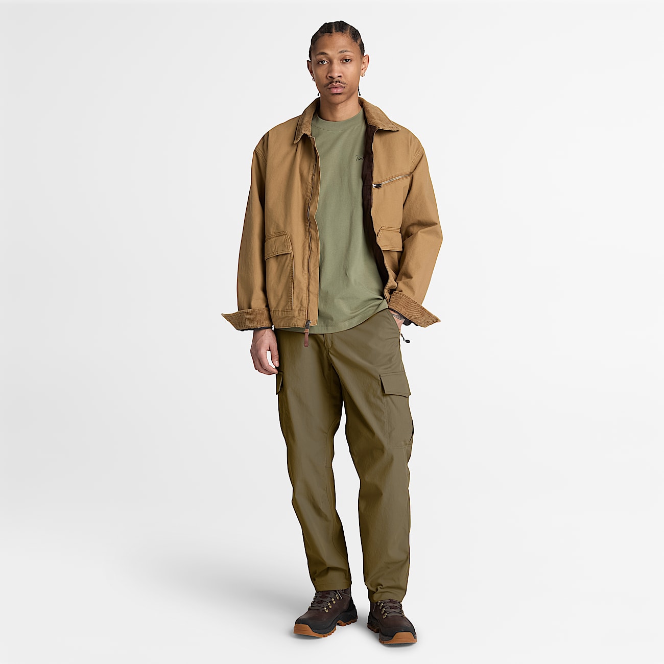 Mens QuickDry Stretch Cargo Pant TBL Dark Olive ALT2