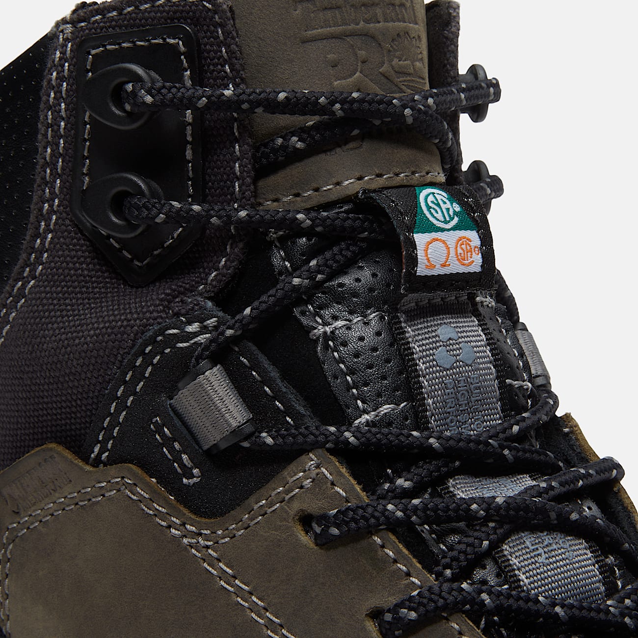 Mens Boondock Ultralight CSA 6 CompositeToe Waterproof Work Boot TBL Grey FullGrainBlack ALT7