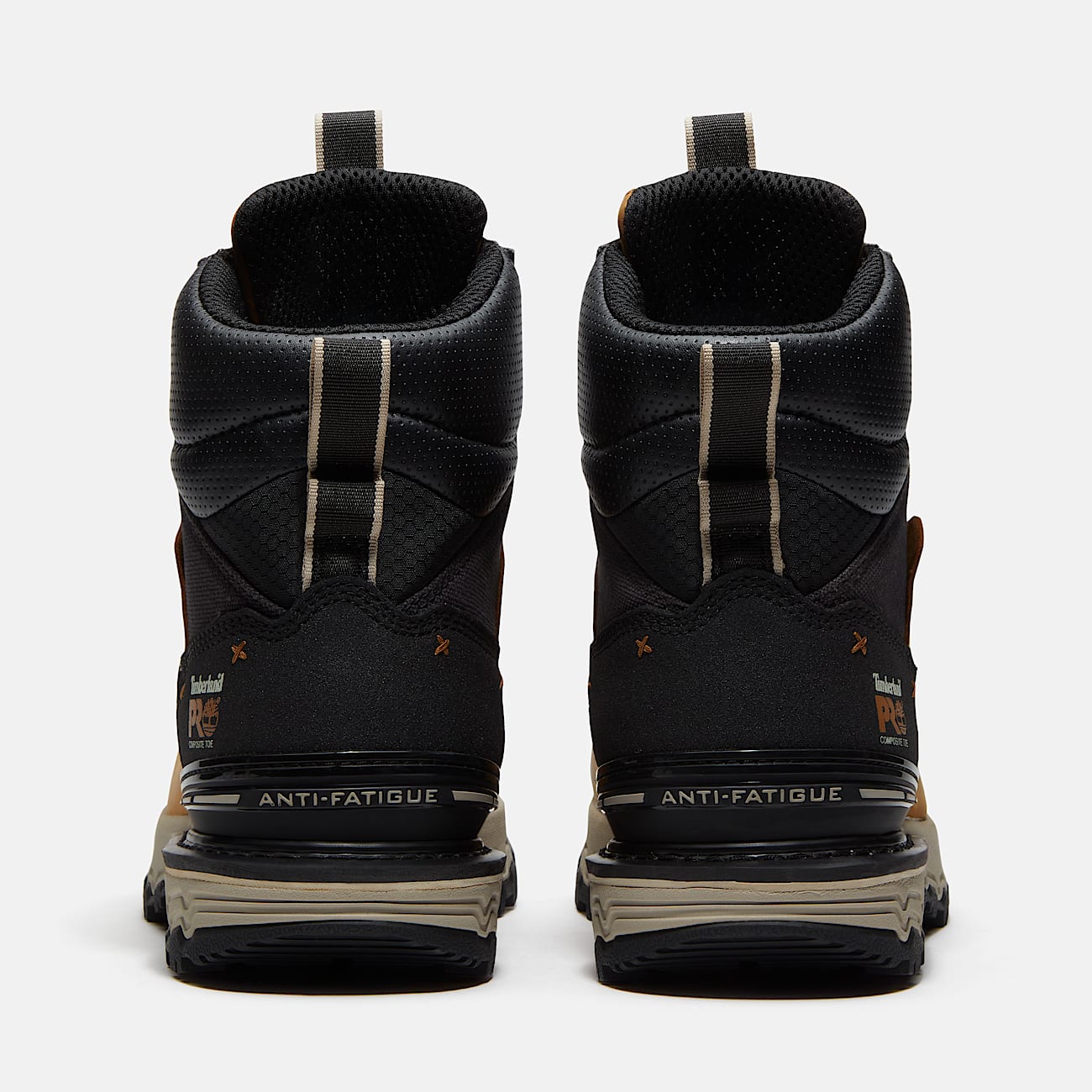 Mens Boondock Ultralight 6 CompositeToe Waterproof Work Boot TBL Wheat FullGrainBlack ALT5