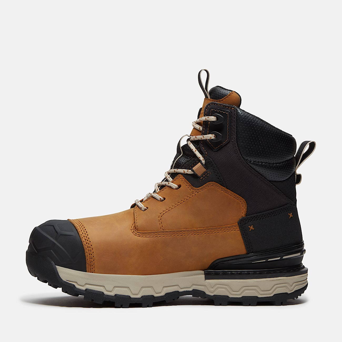 Mens Boondock Ultralight 6 CompositeToe Waterproof Work Boot TBL Wheat FullGrainBlack ALT6