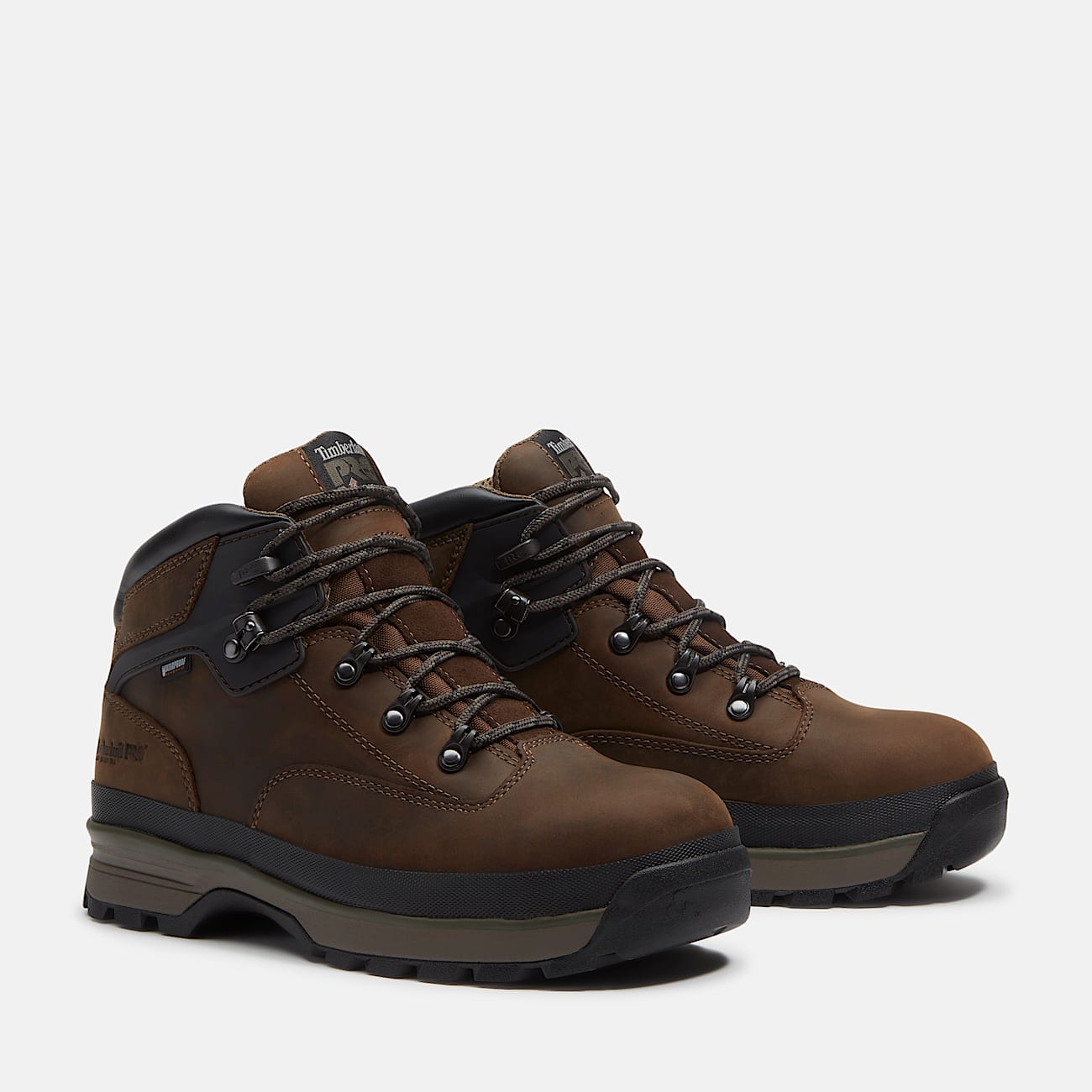 Mens Timberland PRO Euro Hiker XD Mid Boot TBL Brown FullGrain ALT4
