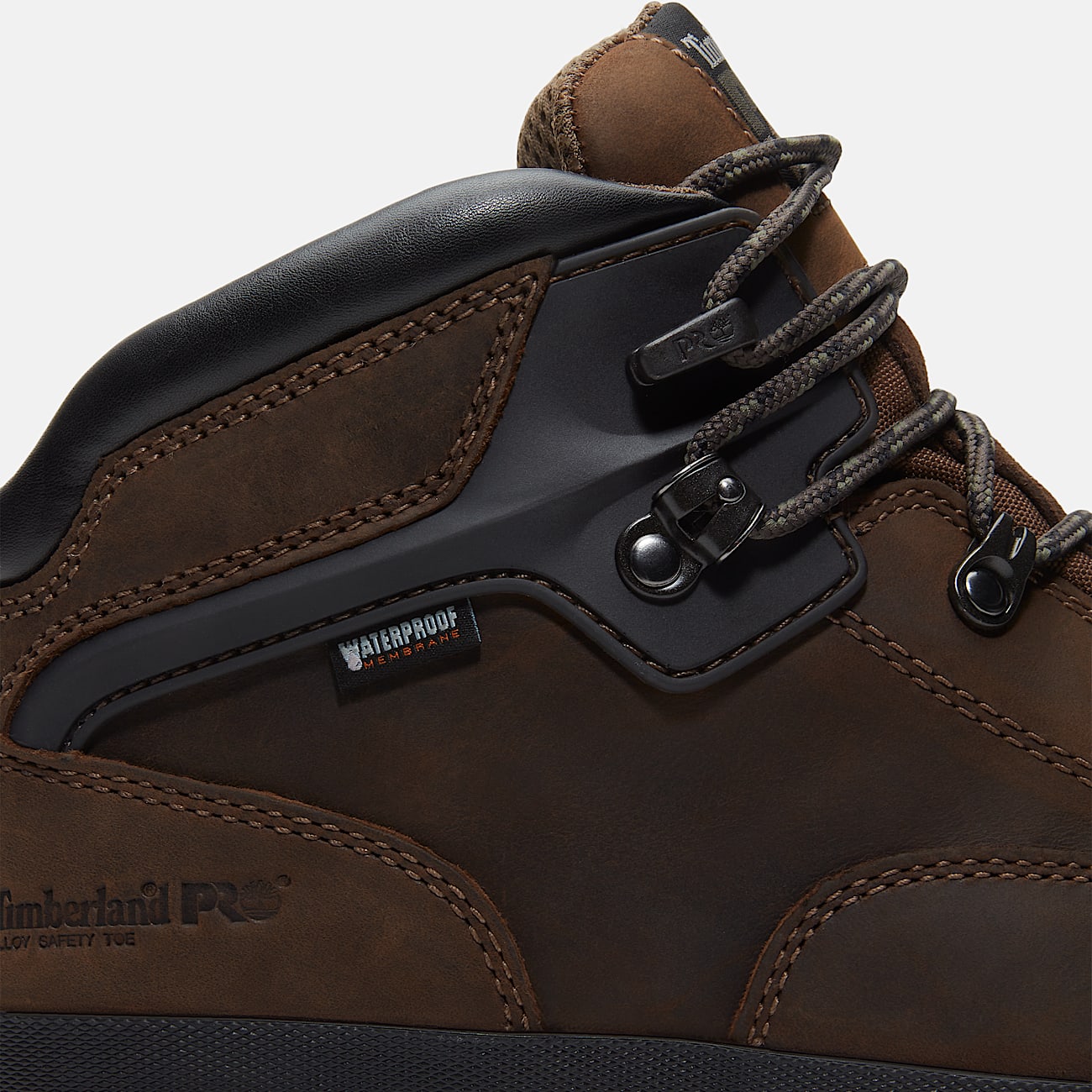 Mens Timberland PRO Euro Hiker XD Mid Boot TBL Brown FullGrain ALT7