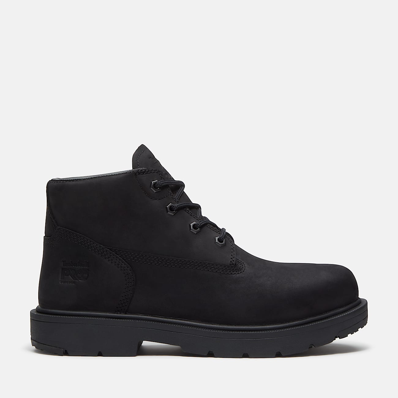 Mens Power Shift SlipResistant Chukka Boot TBL Black FullGrain HERO