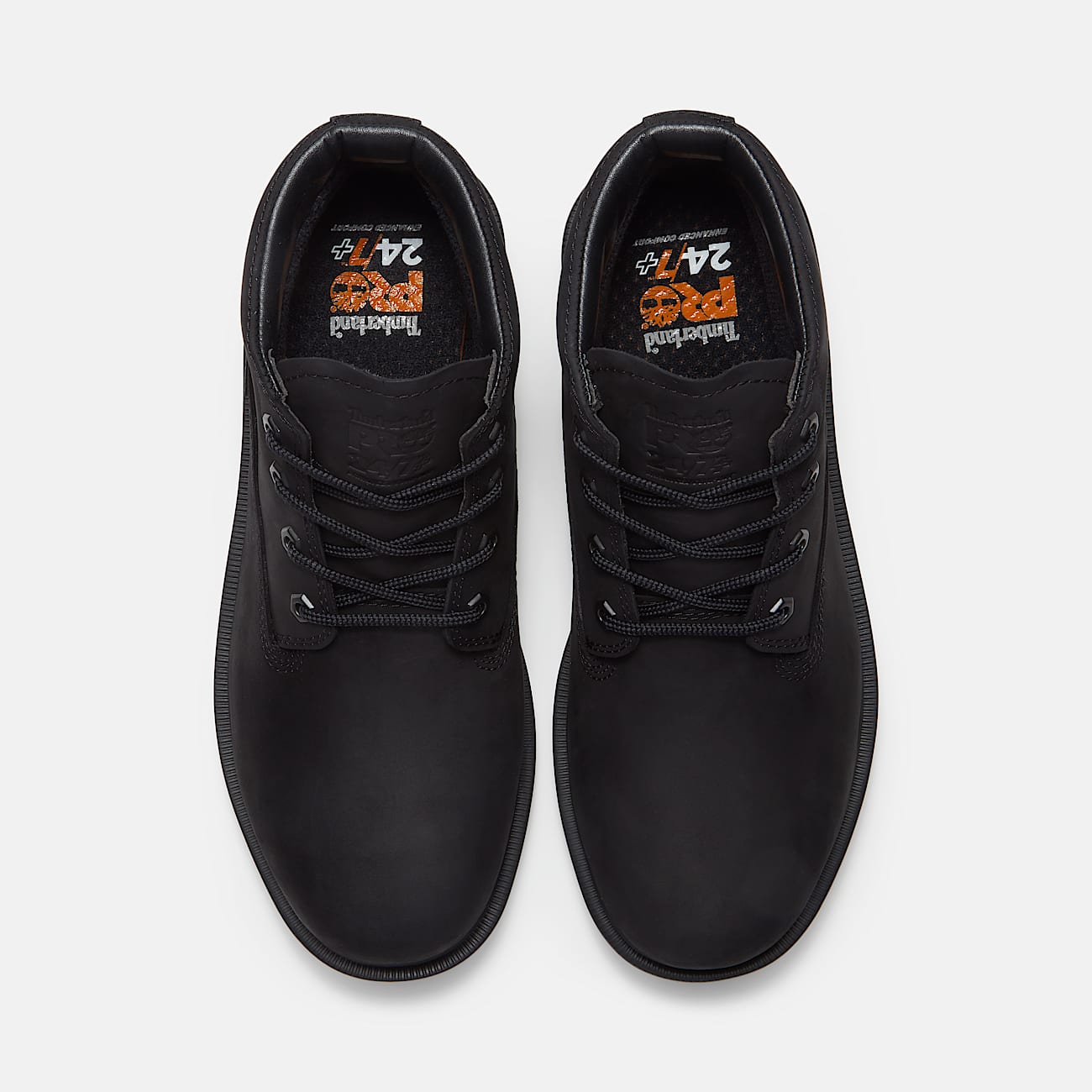 Mens Power Shift SlipResistant Chukka Boot TBL Black FullGrain ALT2