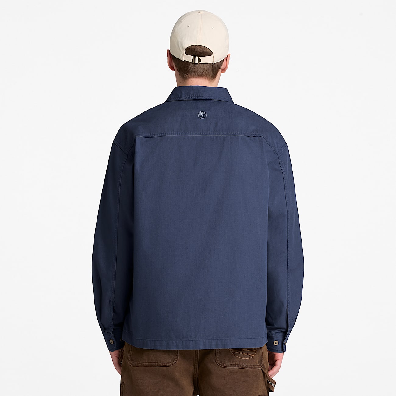 Mens Twill Overshirt TBL Mood Indigo ALT8