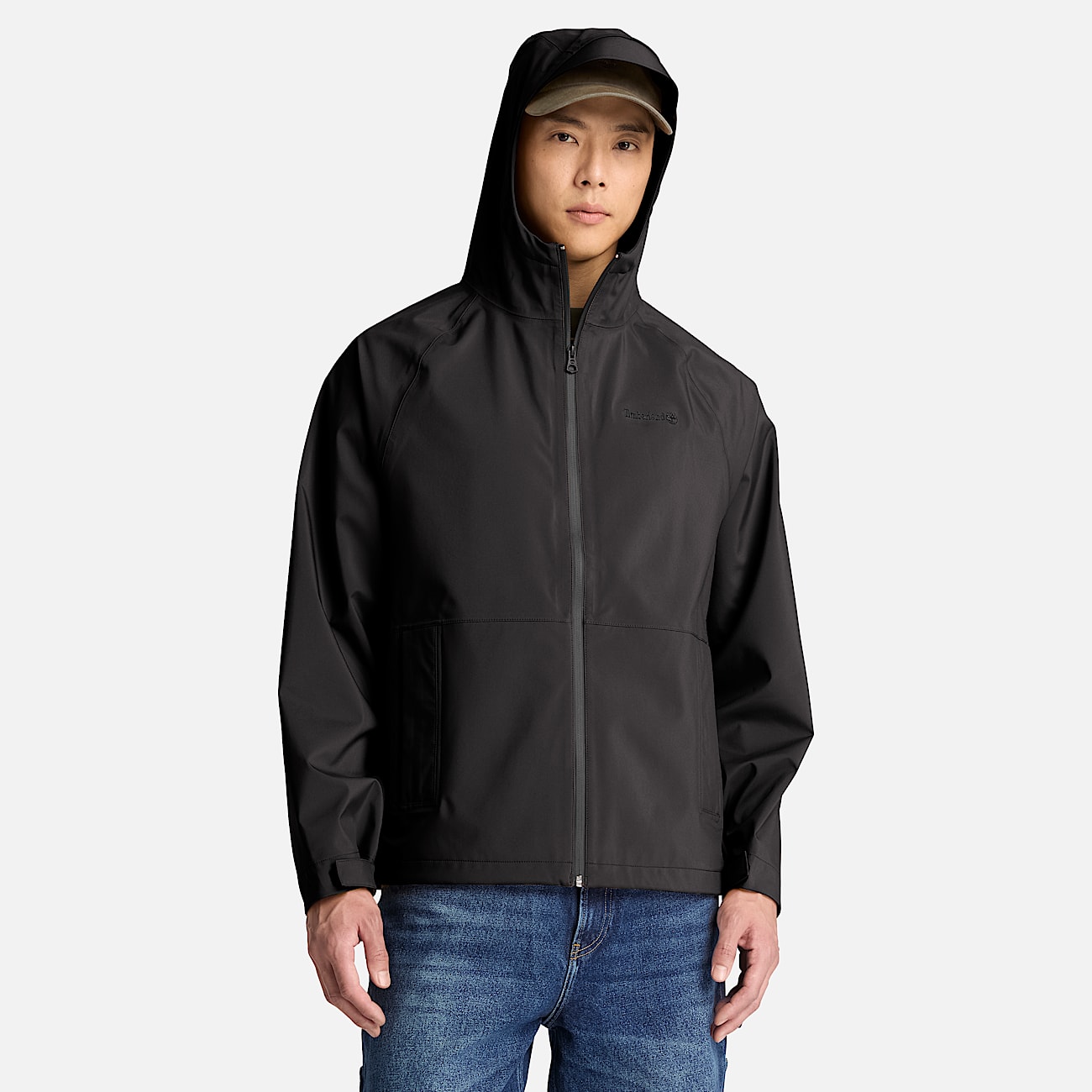 Mens Waterproof 3L Shell Jacket TBL Black ALT1