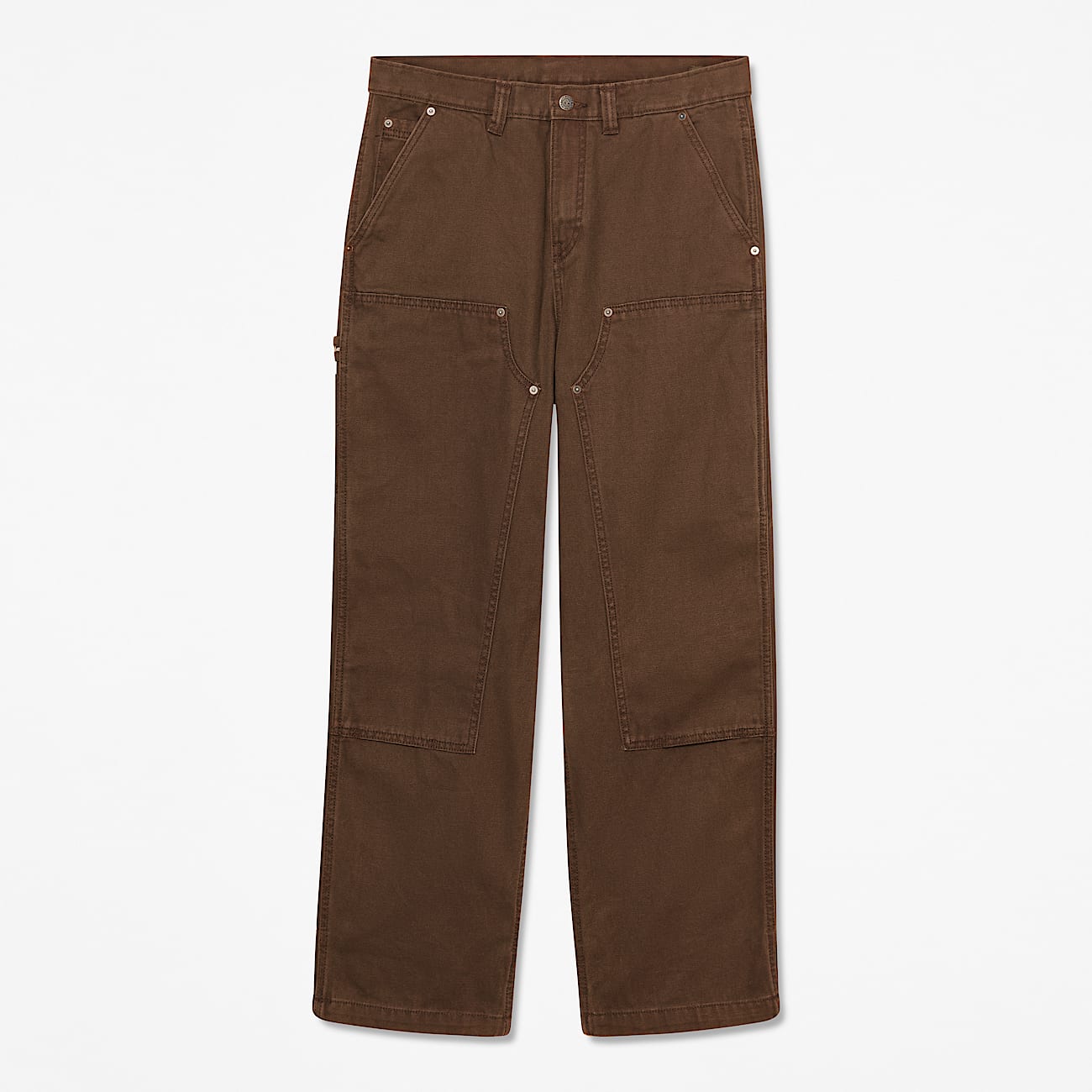 Mens Rindge Double Knee Canvas Carpenter Pant TBL Chicory Coffee Brown HERO
