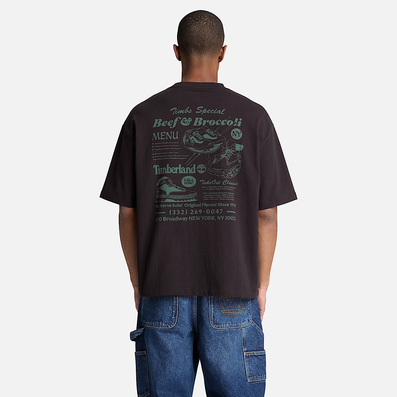 Playera Grfica Beef  Broccoli para Hombre TBL Negro ALT8