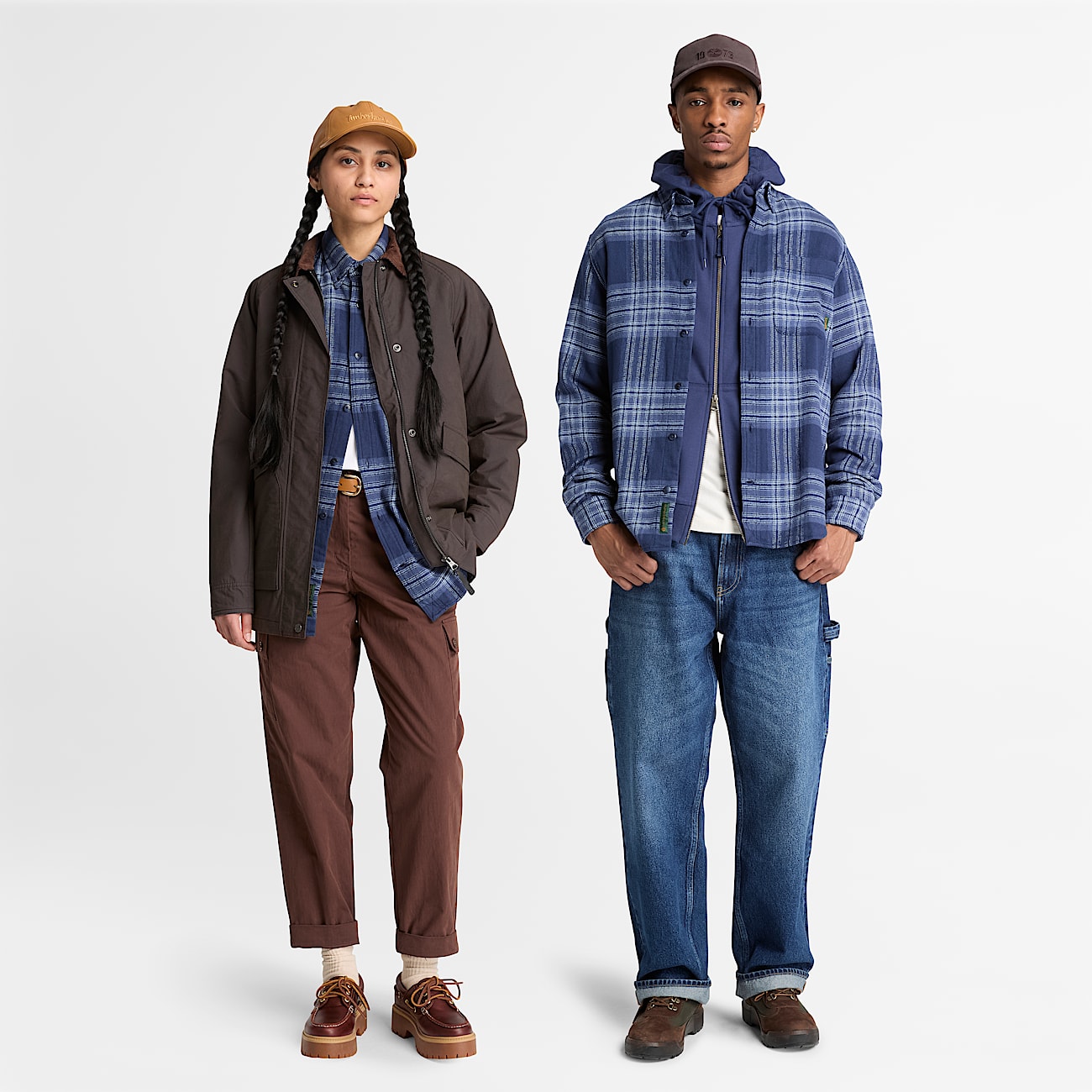 Indigo Check Regular Shirt TBL Dark Navy ALT1