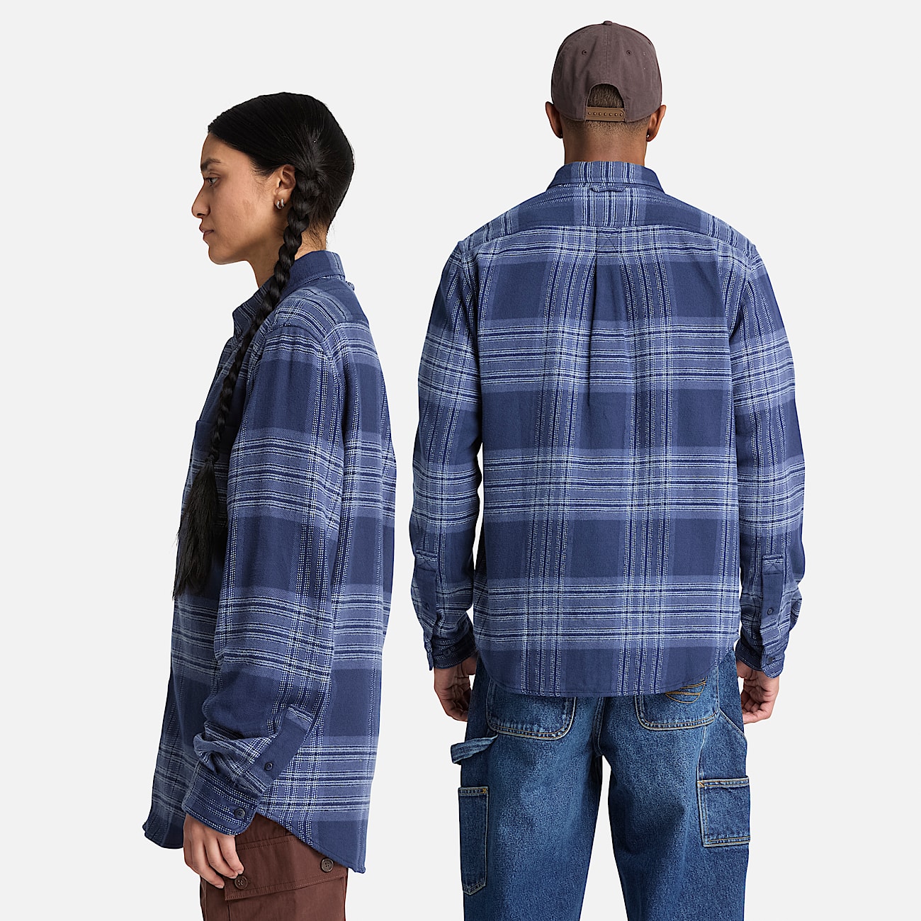 Indigo Check Regular Shirt TBL Dark Navy ALT2