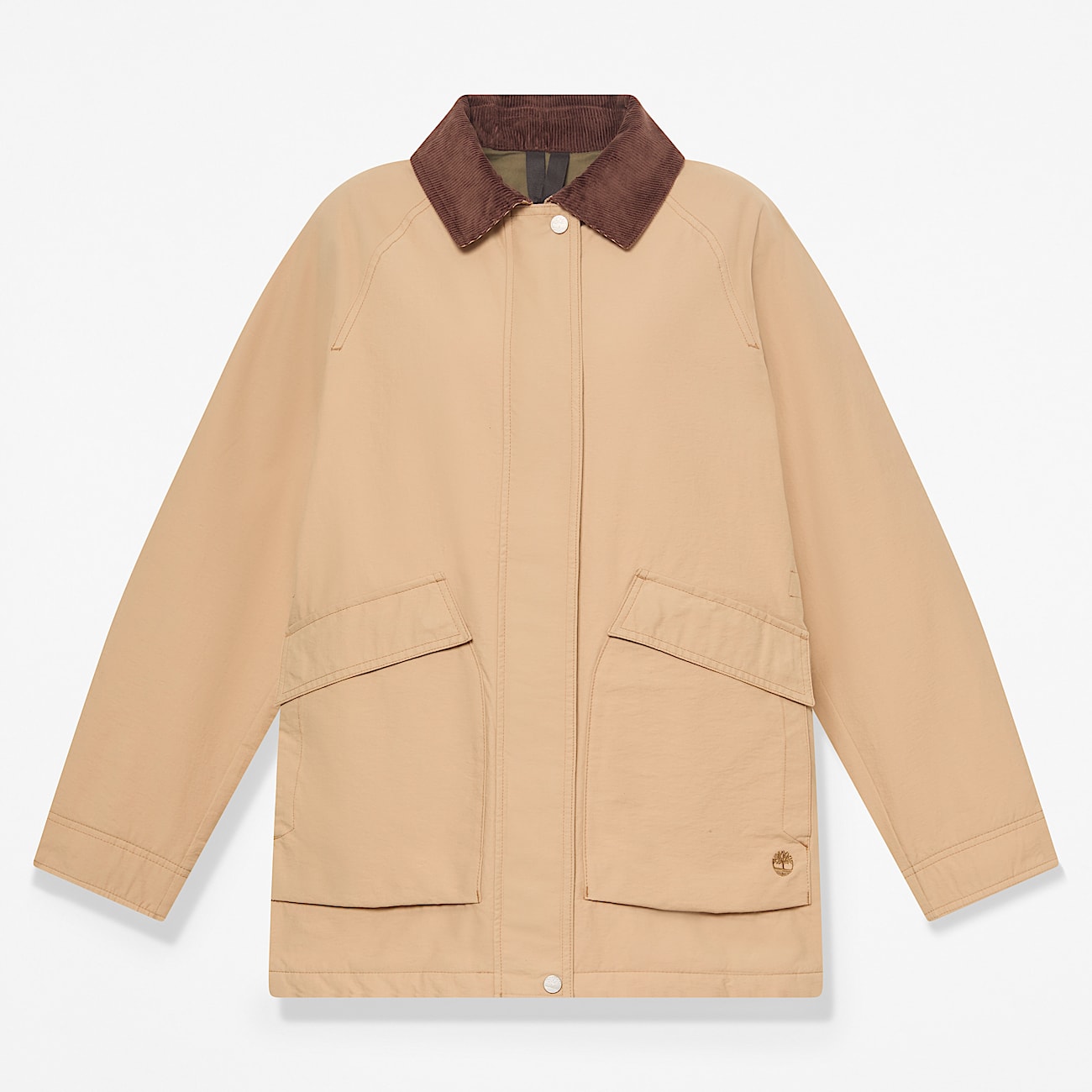 Womens Wenham WaterRepellent Insulated Barn Coat TBL Earth Brown HERO