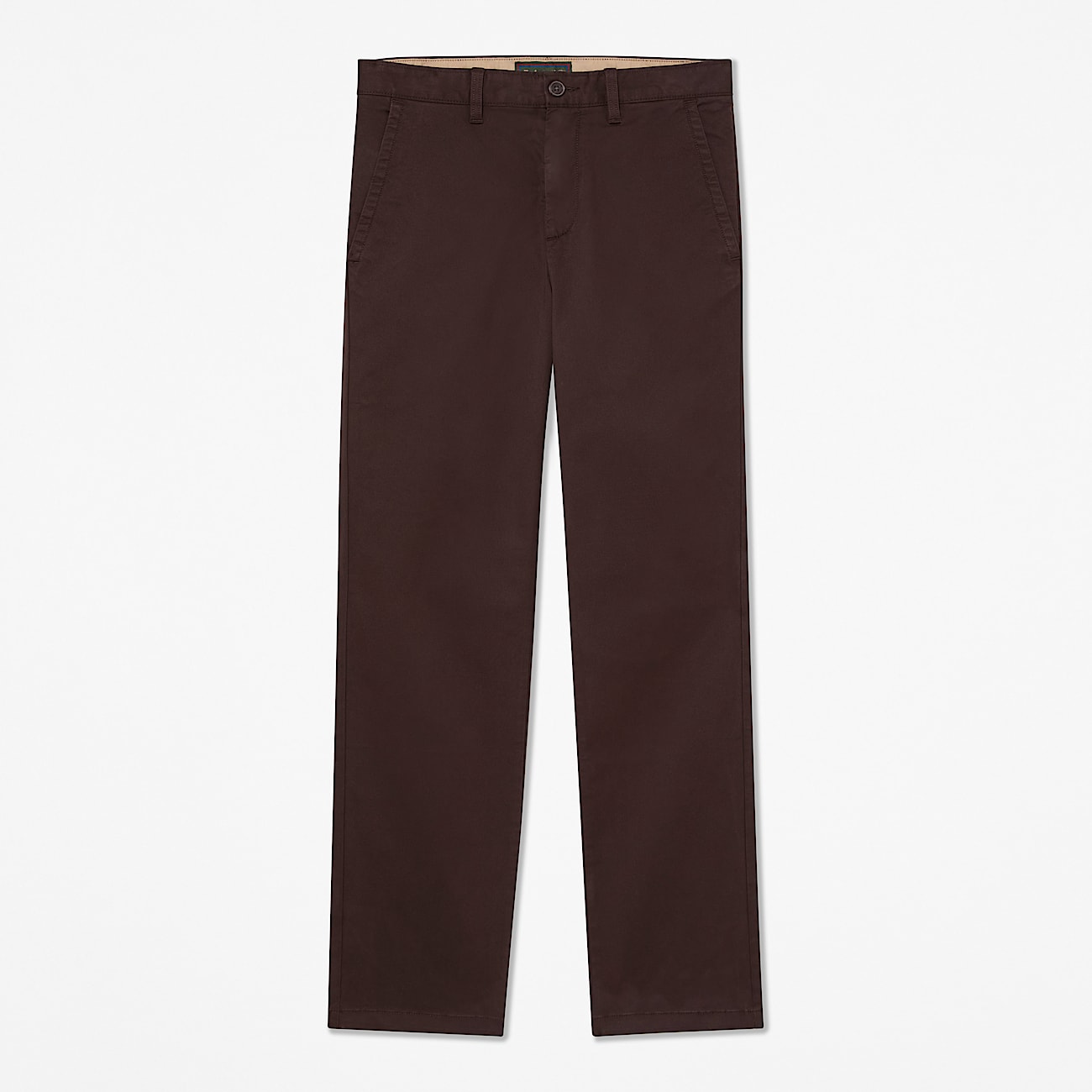 Mens Topsfield Straight Twill Chino Pant TBL Dark Brown HERO