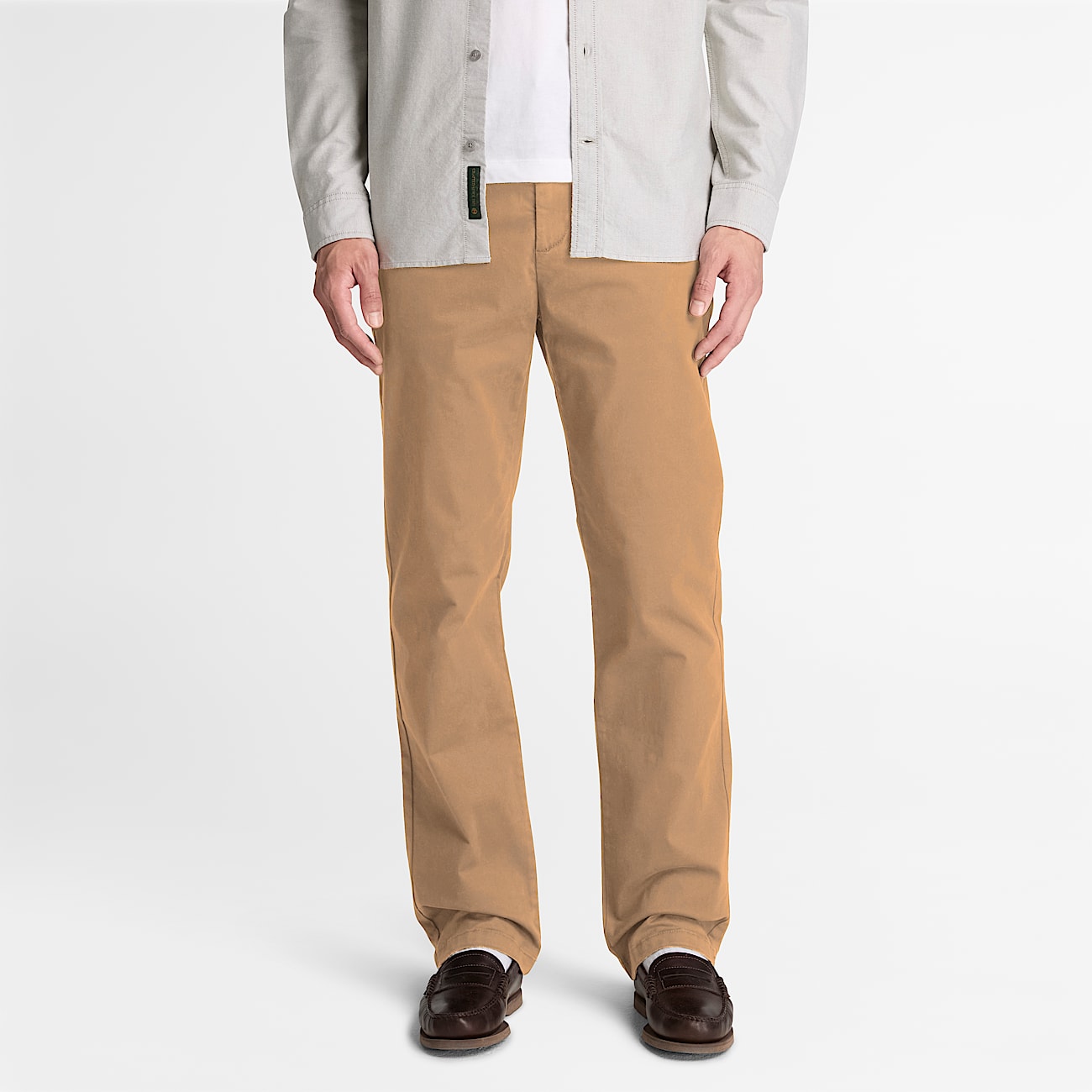 Mens Topsfield Straight Twill Chino Pant TBL Earth Brown ALT1