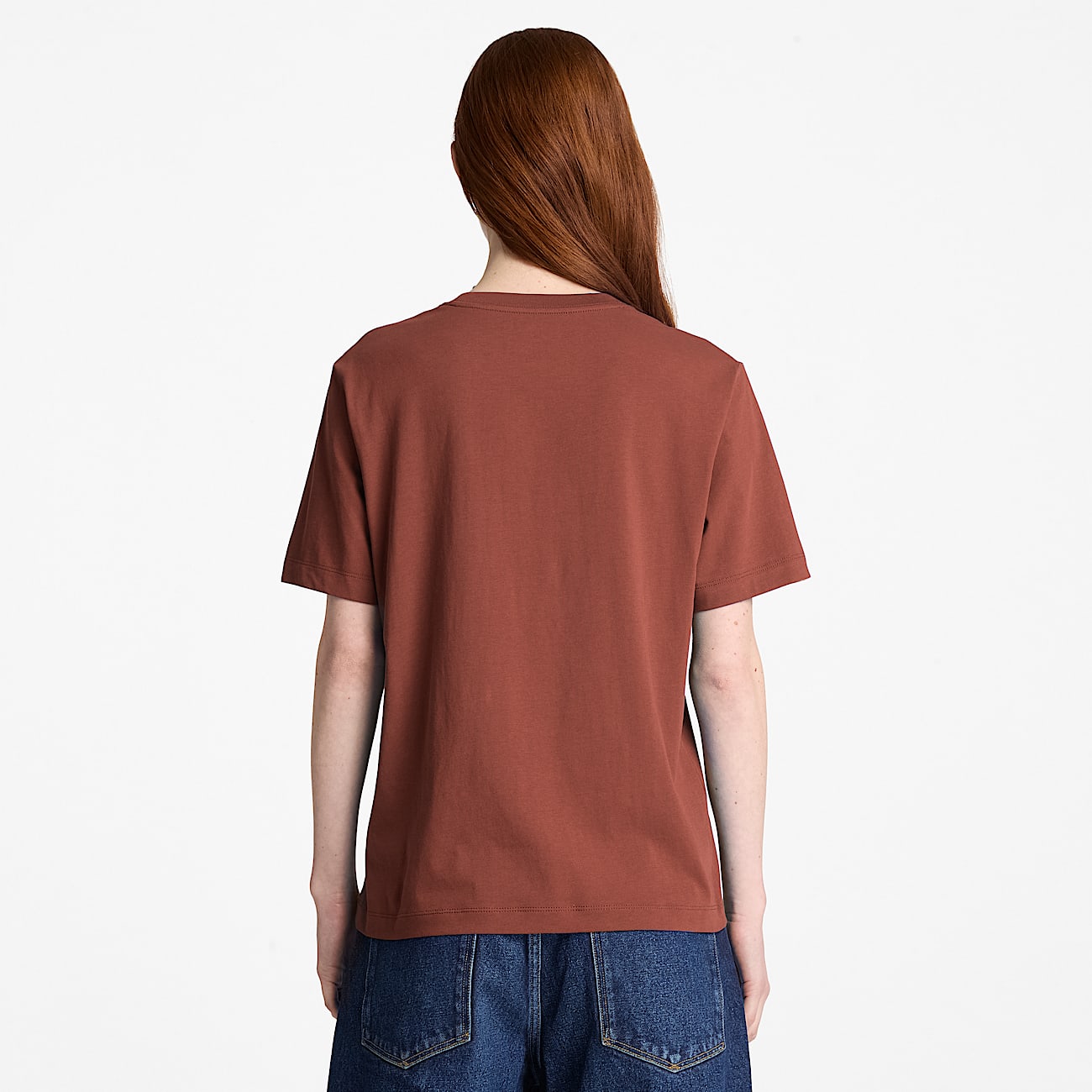 Womens Crafted Crew ShortSleeve TShirt TBL Brown ALT8