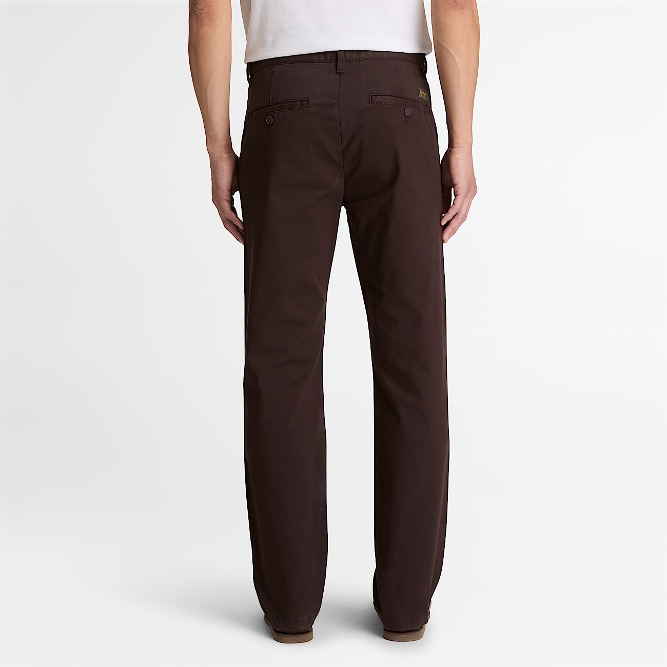 Mens Topsfield Straight Twill Chino Pant TBL Dark Brown ALT8