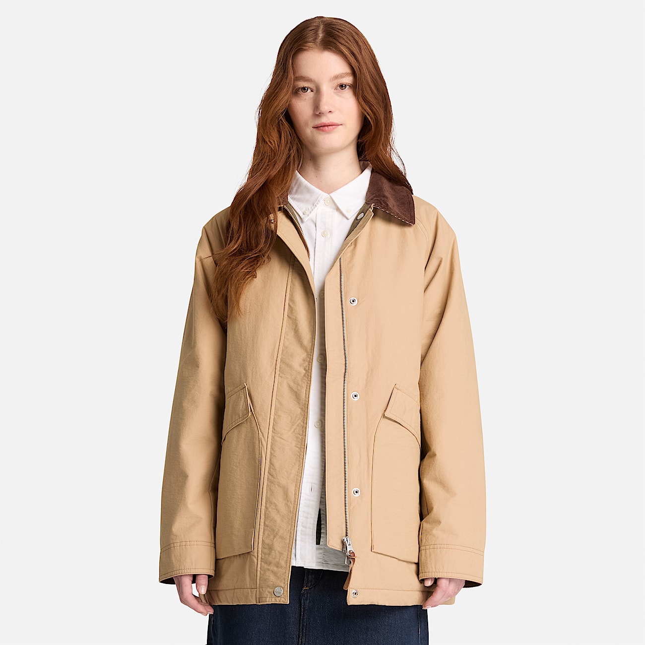 Womens Wenham WaterRepellent Insulated Barn Coat TBL Earth Brown ALT1