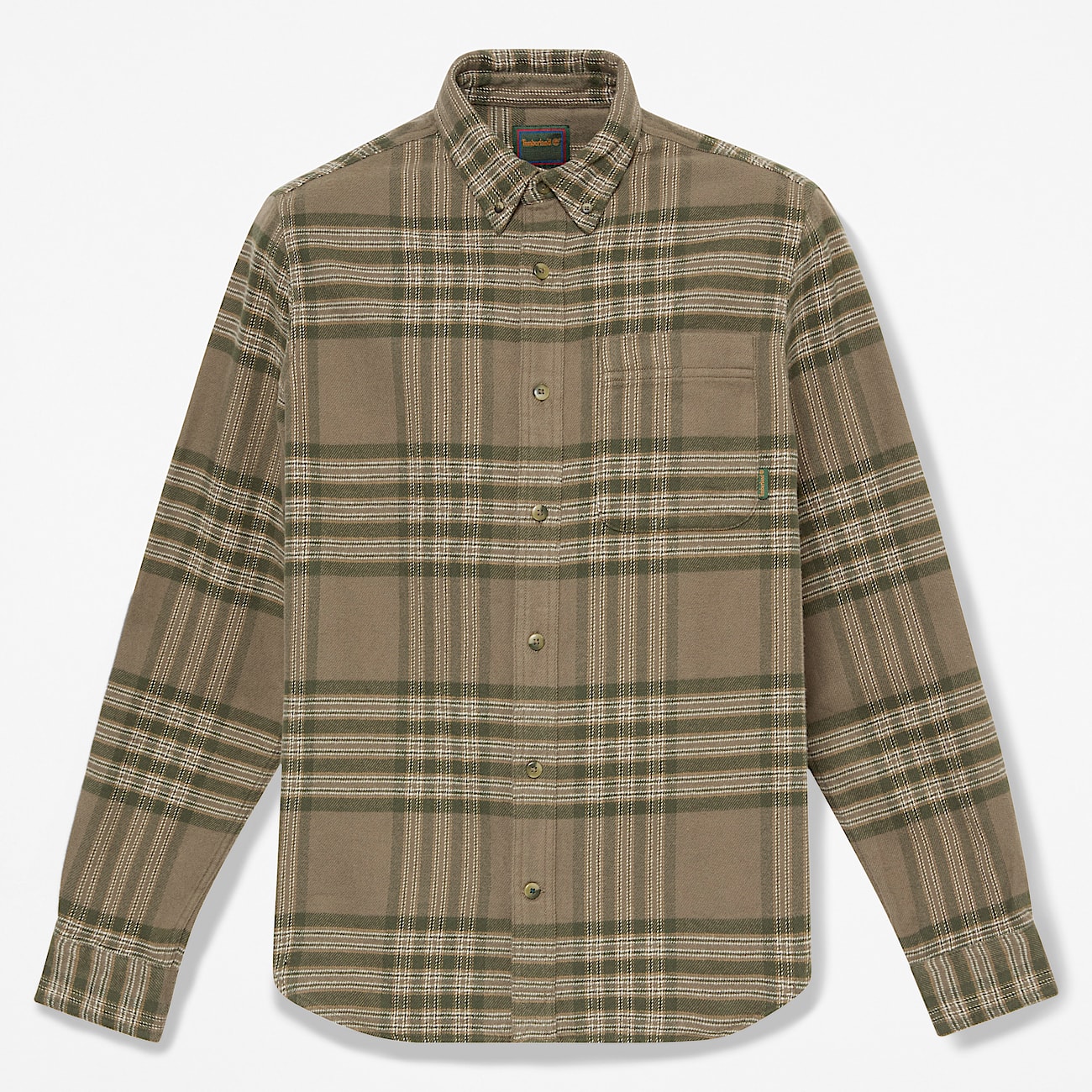 Indigo Check Regular Shirt TBL Dark Olive HERO