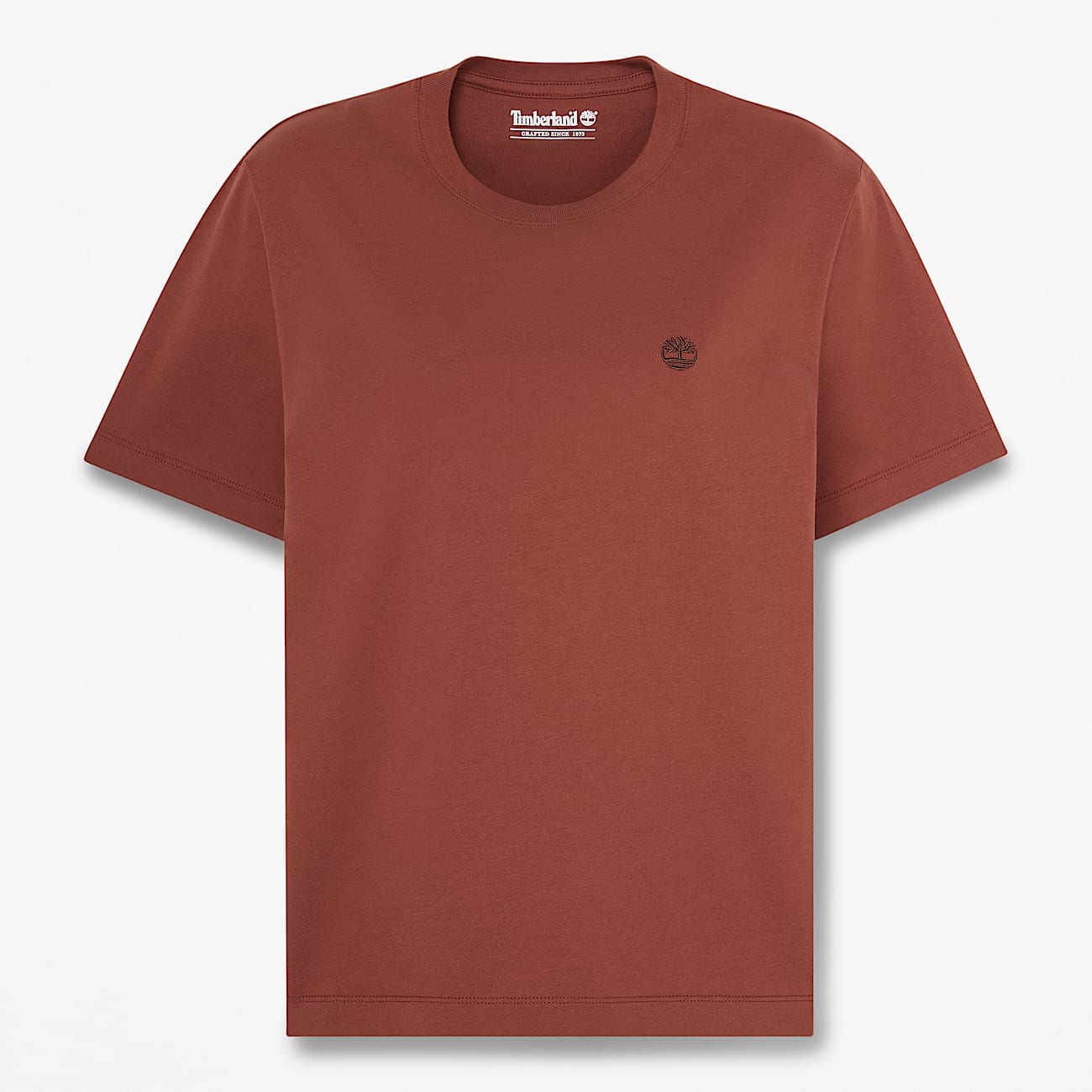 Womens Crafted Crew ShortSleeve TShirt TBL Brown HERO