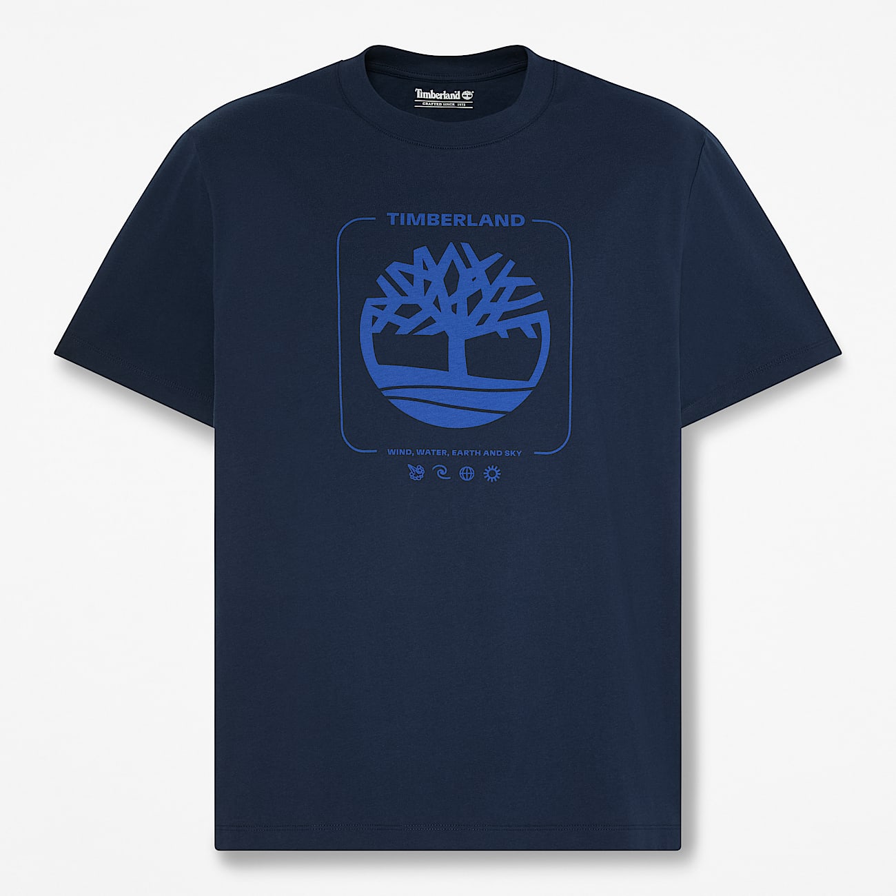 Mens Tree Graphic TShirt TBL Dark Sapphire HERO