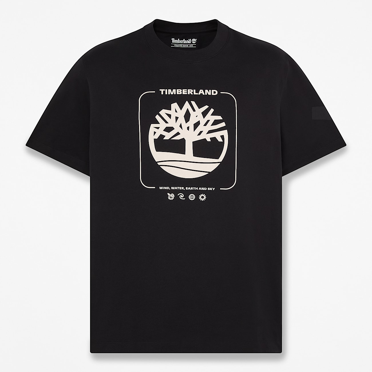 Mens Tree Graphic TShirt TBL Black HERO
