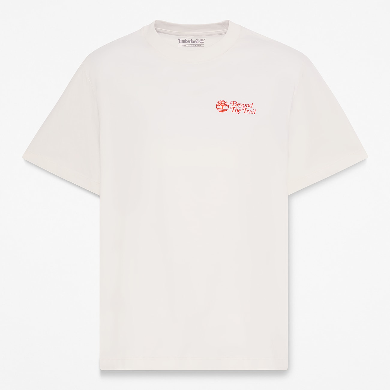 Mens Leaves Graphic ShortSleeve TShirt TBL Vintage White HERO