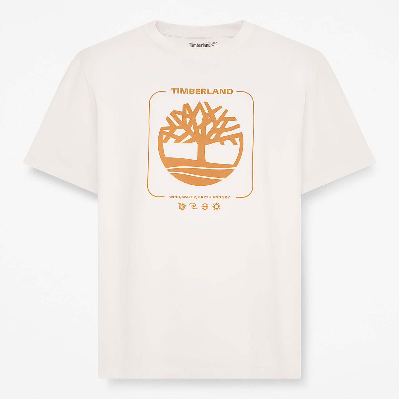 Mens Tree Graphic TShirt TBL Vintage White HERO