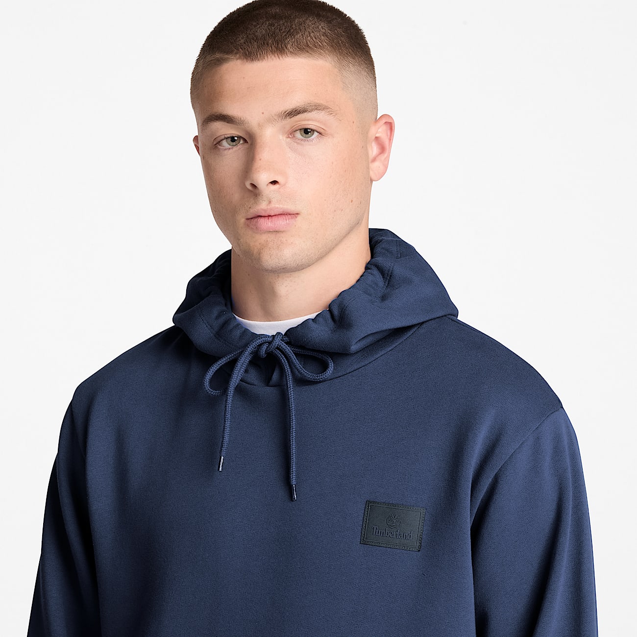 Mens Silicon Badge Hoodie TBL Dark Navy ALT3