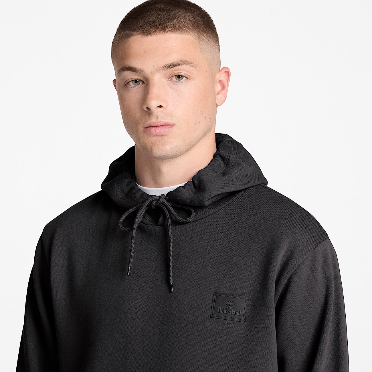 Mens Silicon Badge Hoodie TBL Black ALT3