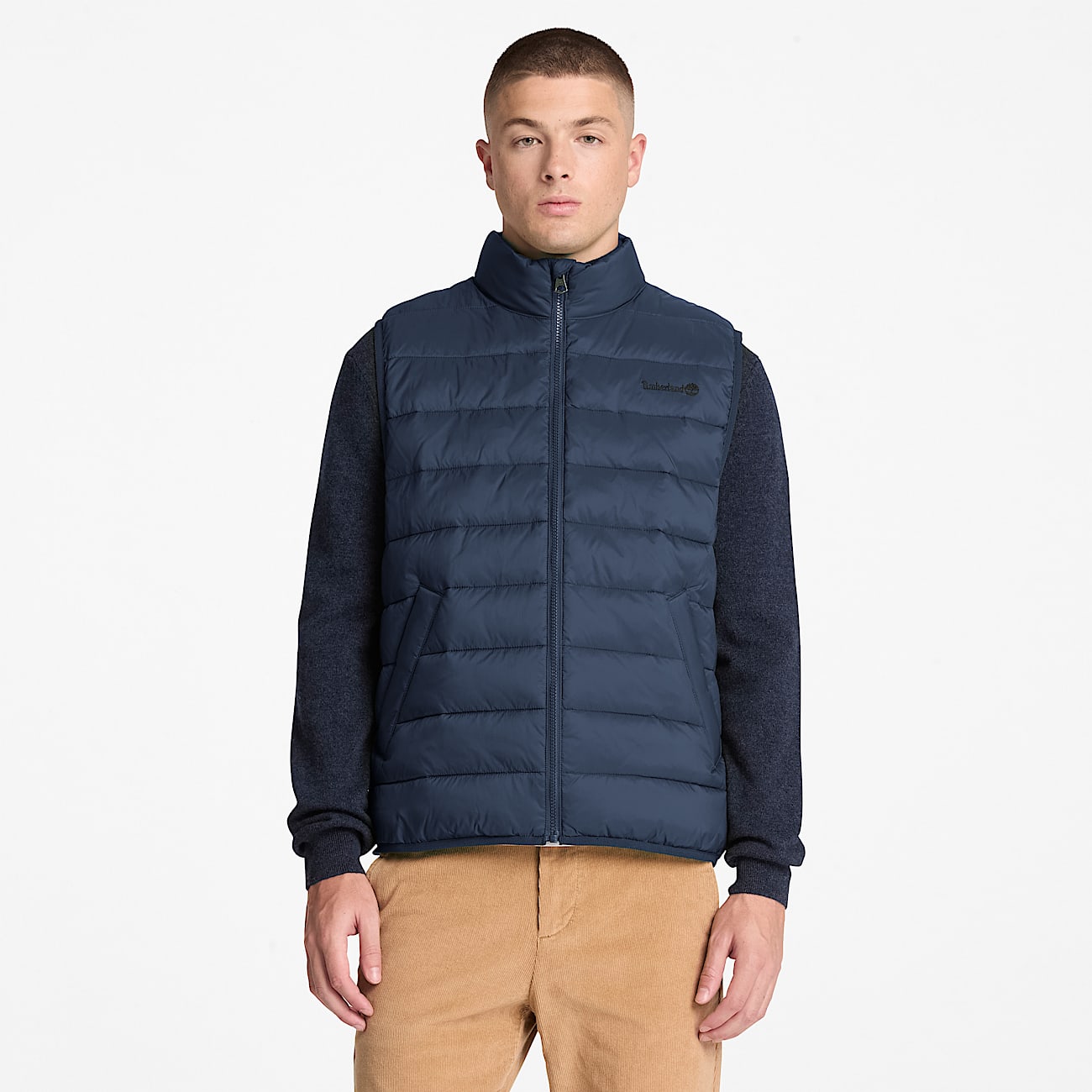 Mens Lightweight Puffer Vest TBL Dark Sapphire ALT1