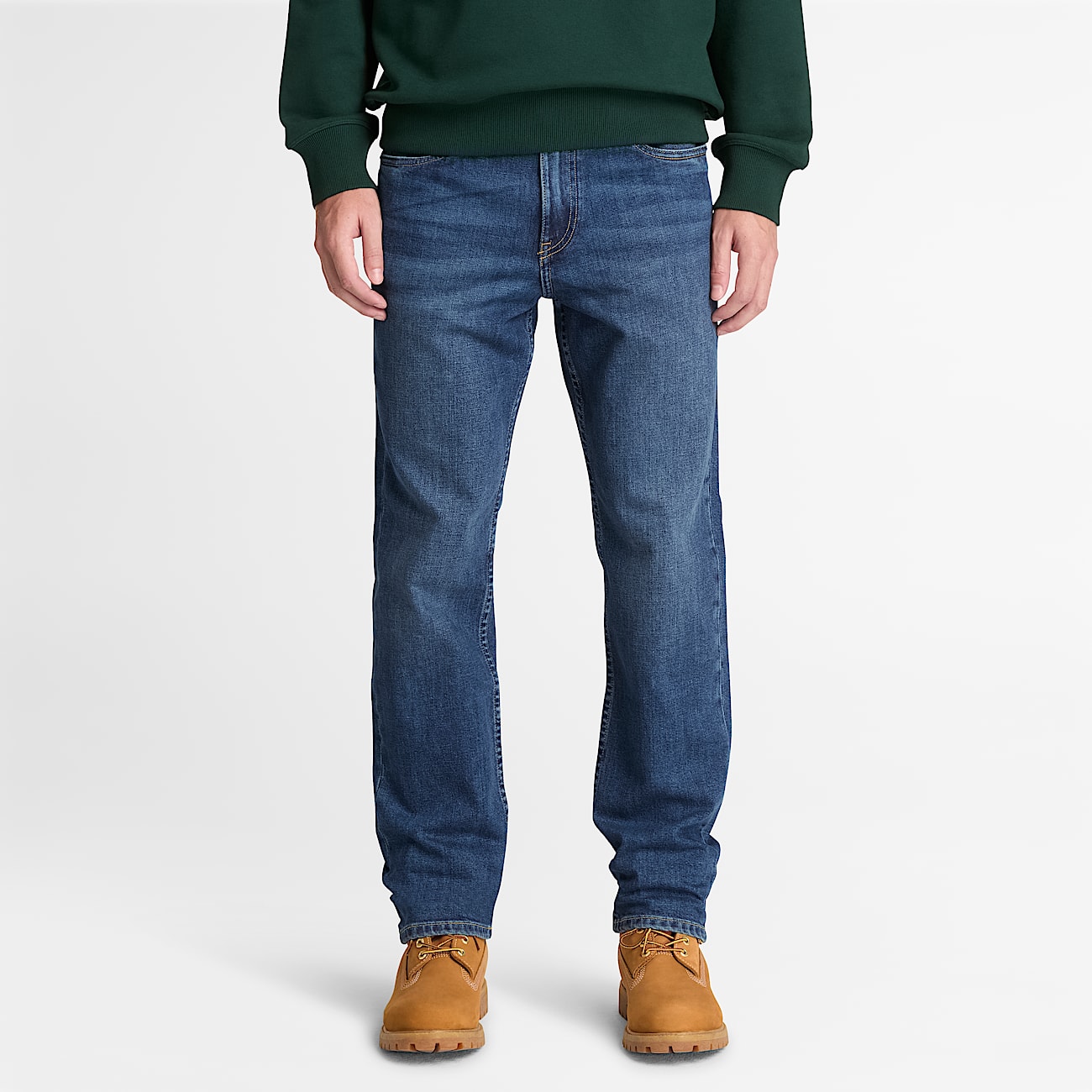 Mens Straight Denim Pant TBL Slate Blue ALT1