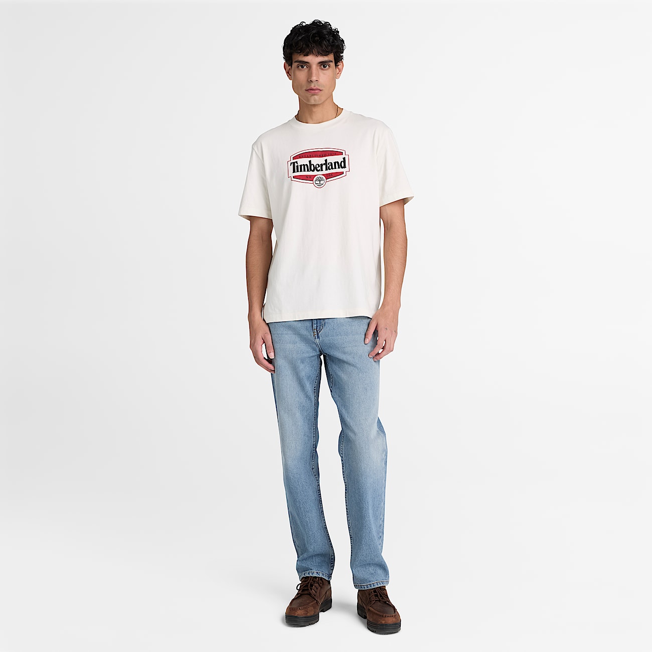 Mens Heritage Seal ShortSleeve TShirt TBL Vintage White ALT2
