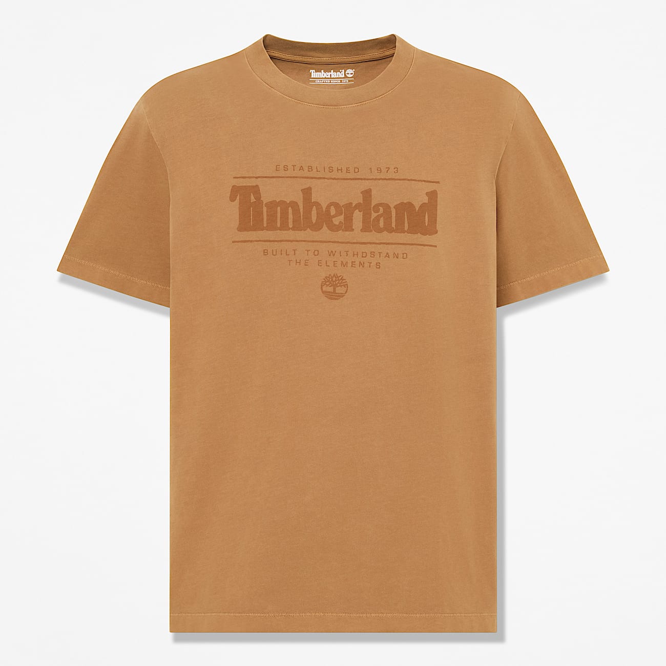 Mens Garment Dye ShortSleeve TShirt TBL Dark Wheat HERO