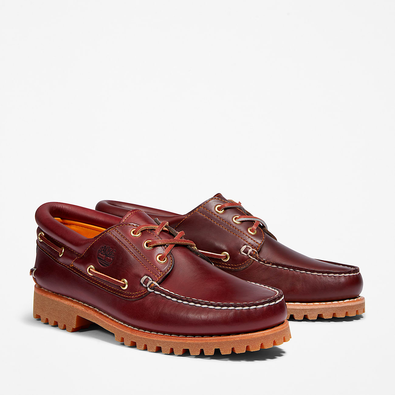 Men's Timberland® Authentic 3-Eye Lug Handsewn Boat Shoe - thumbnail 9