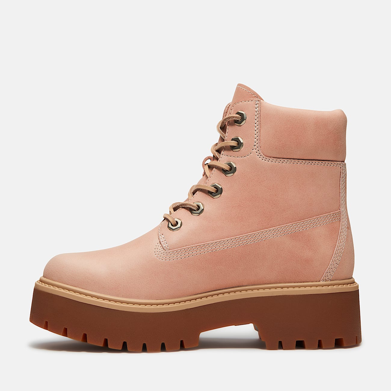 Womens Stone Street Platform 6Inch Boot TBL Light Pink FullGrain ALT6