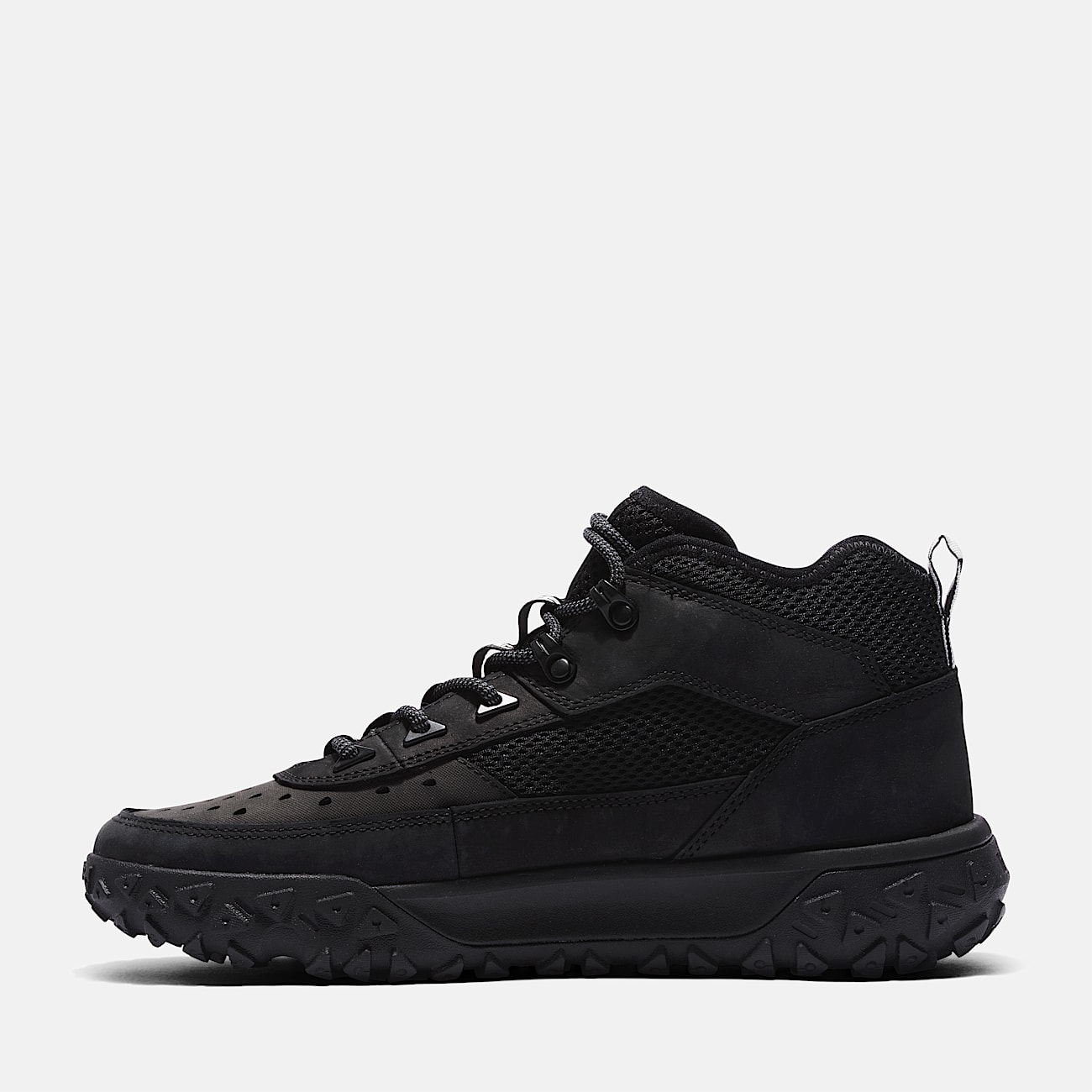 Mens GreenStride Motion 6 Mid LaceUp Sneaker TBL Black ALT6