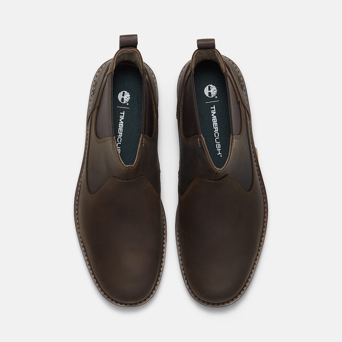 Botas Chelsea Britton Road para Hombre TBL Piel de grano entero Oliva ALT2
