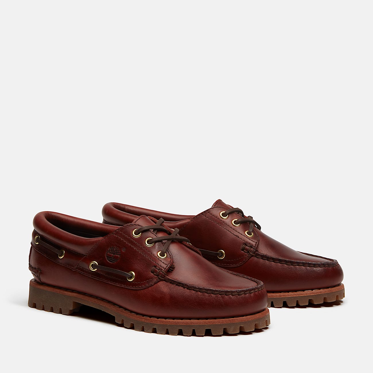 Zapatos nuticos Timberland Authentic 3Eye para Mujer TBL Rootbeer o mbar ALT4