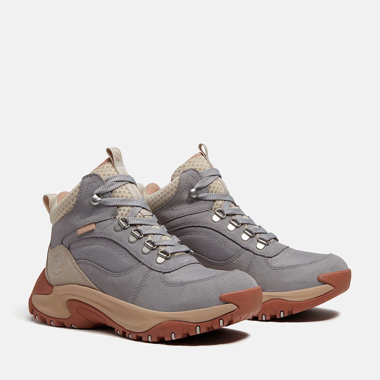 Womens Mt Maddsen Peak Mid Waterproof Hiking Boot TBL Medium Grey Suede ALT4